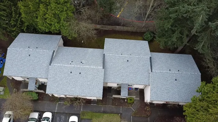 Tear-off and new decking on a Bellevue condominium roof